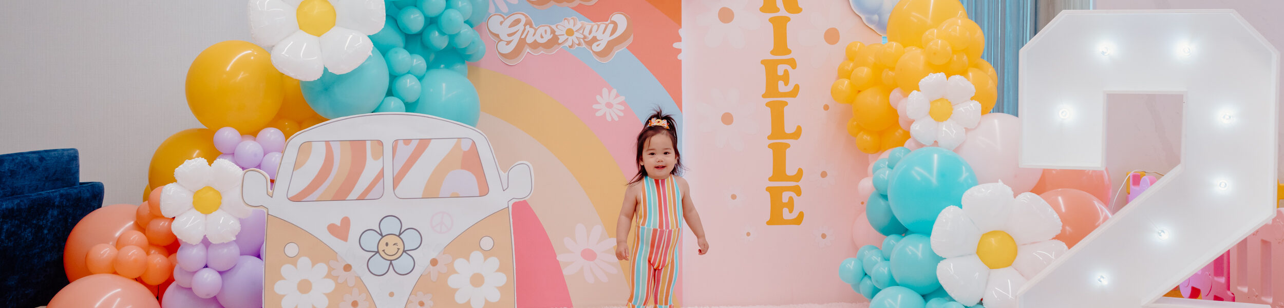 Two Groovy Birthday Party